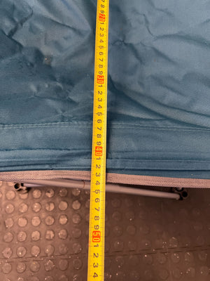 Cozy Blue Folding Camping Chair with Cup Holder – Minor Wear