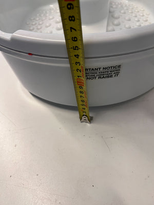 Relaxing Dual Foot Spa with Massage Function - White - 2ndhandwarehouse.com