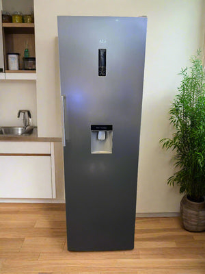 Modern refrigerator with water dispenser in a kitchen setting