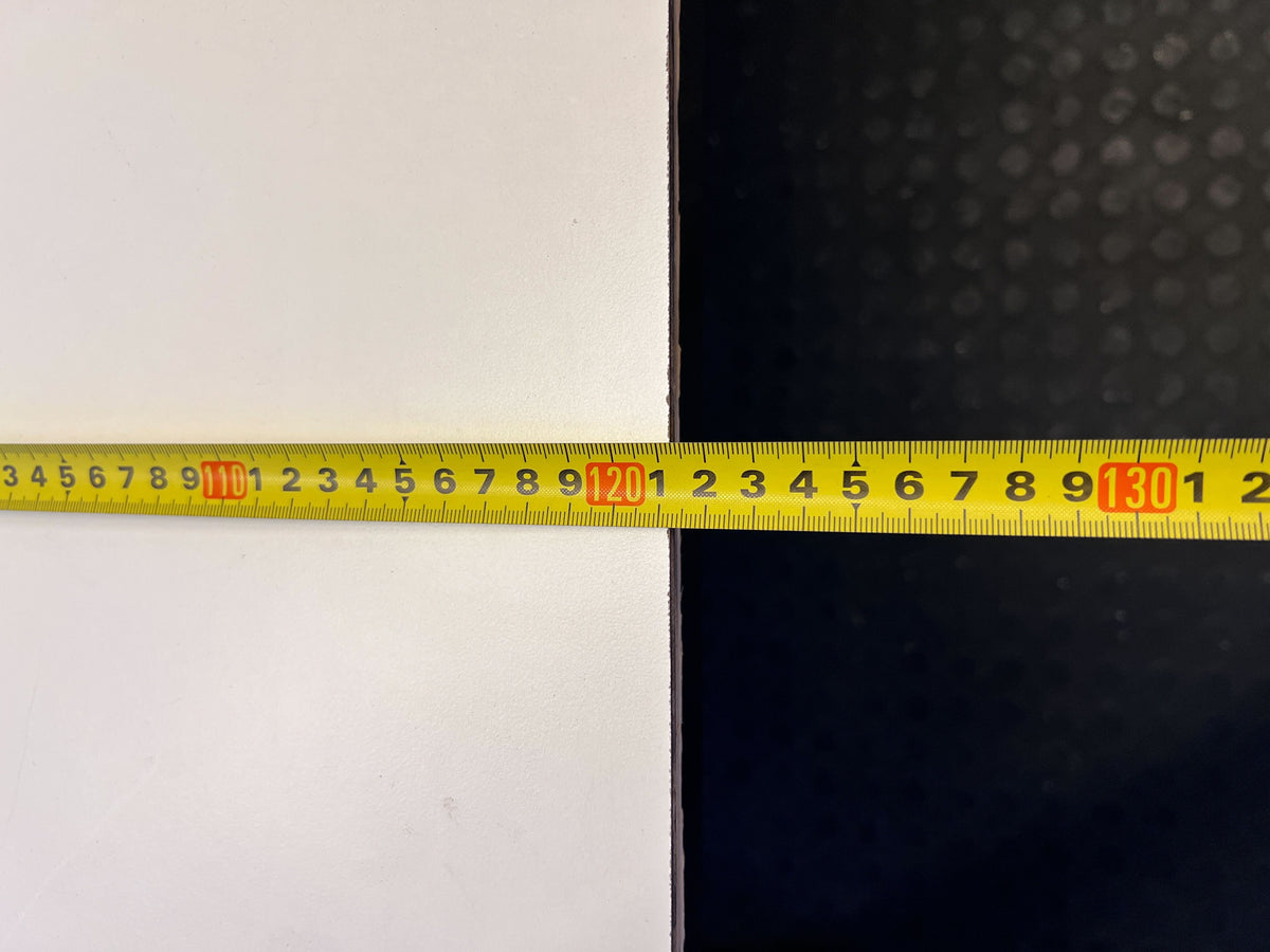 Stylish Modern Cream and Wood Dining Table with Metal Frame 120 BY 240 - REDUCED