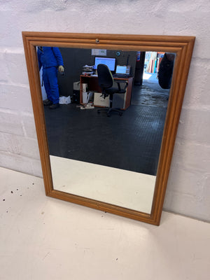 Classic Wooden Framed Wall Mirror – Slight Wear & Tear 68 x 52cm