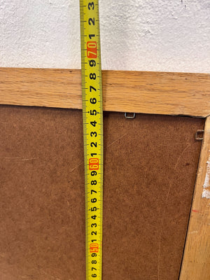 Classic Wooden Framed Wall Mirror – Slight Wear & Tear 68 x 52cm