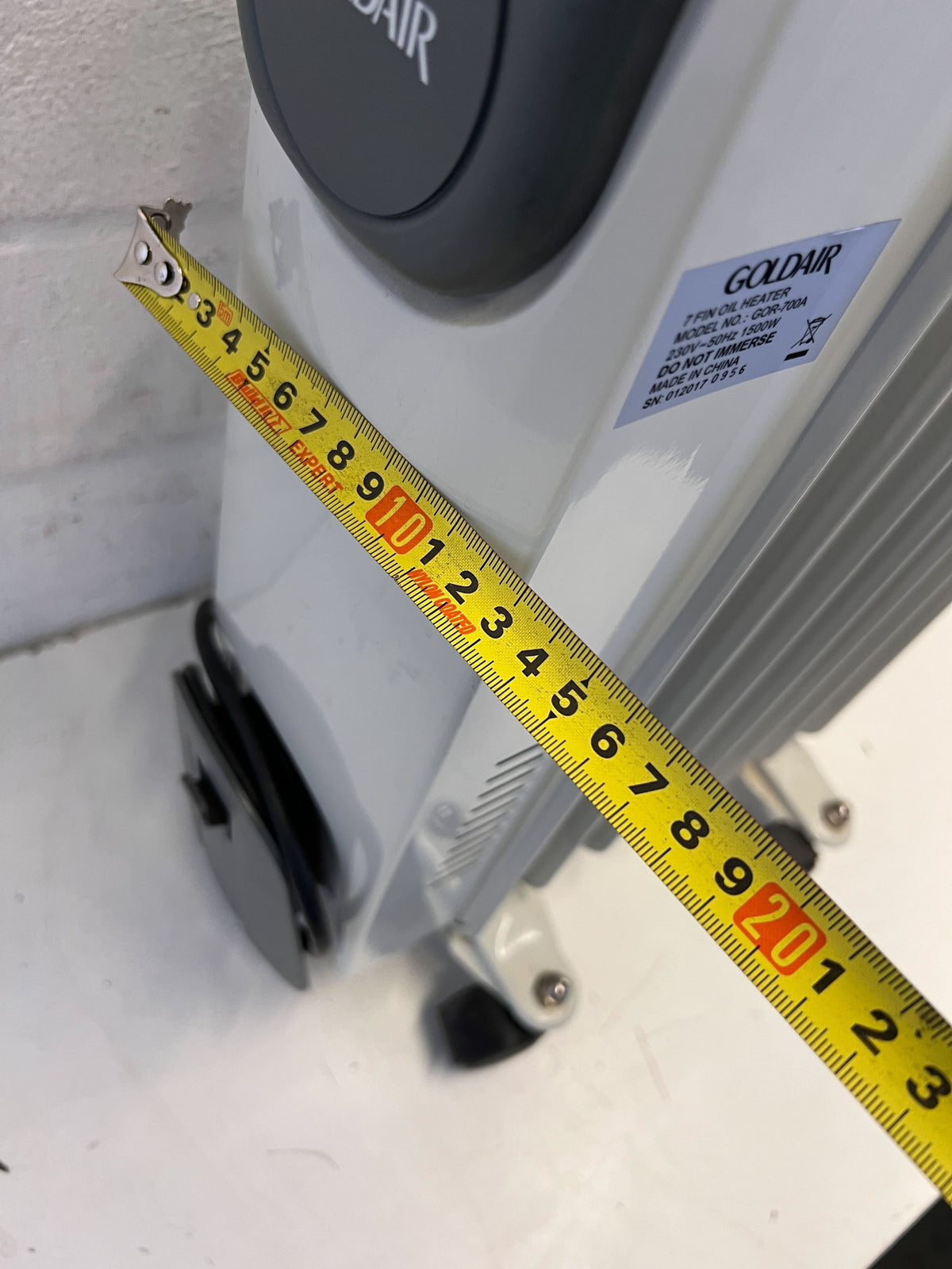 Goldair Portable Electric Heater | Grey | Minor Scratches