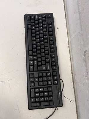 Compact Black Wired Keyboard - Reliable Performance for Home or Office - 2ndhandwarehouse.com