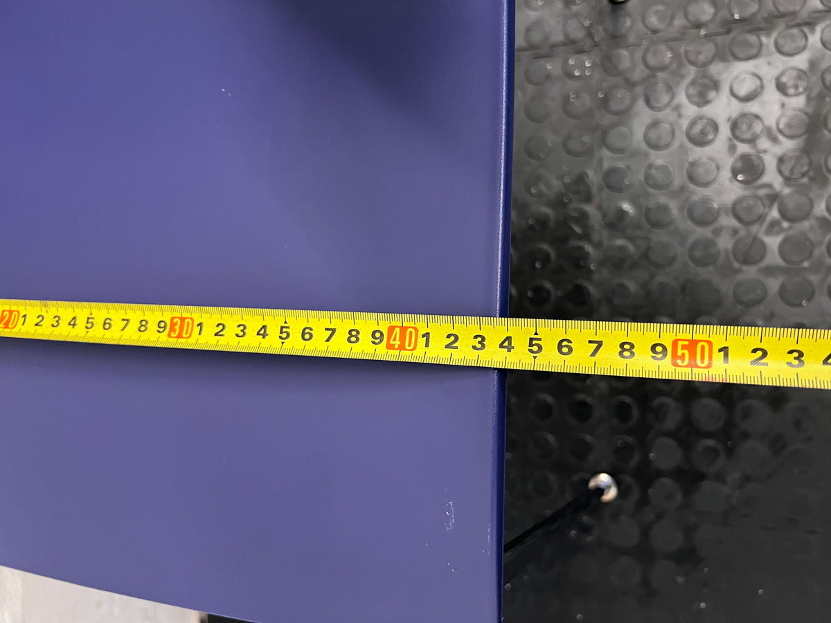 Stylish Purple Plastic Chair with Chrome Legs – Minor Wear