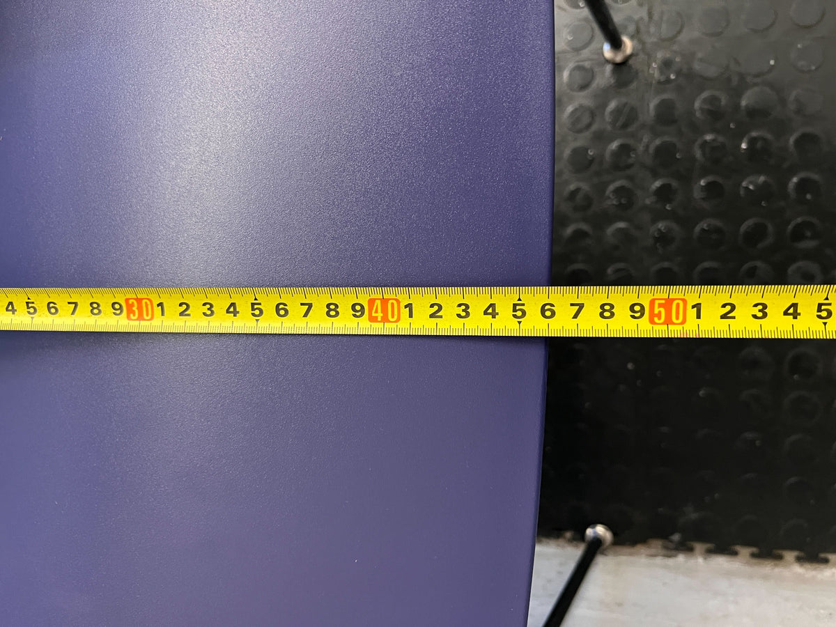 Stylish Purple Plastic Chair with Chrome Legs – Minor Wear