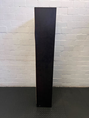 Modern Dark Brown Bookshelf with Doors and Minor Marks - REDUCED