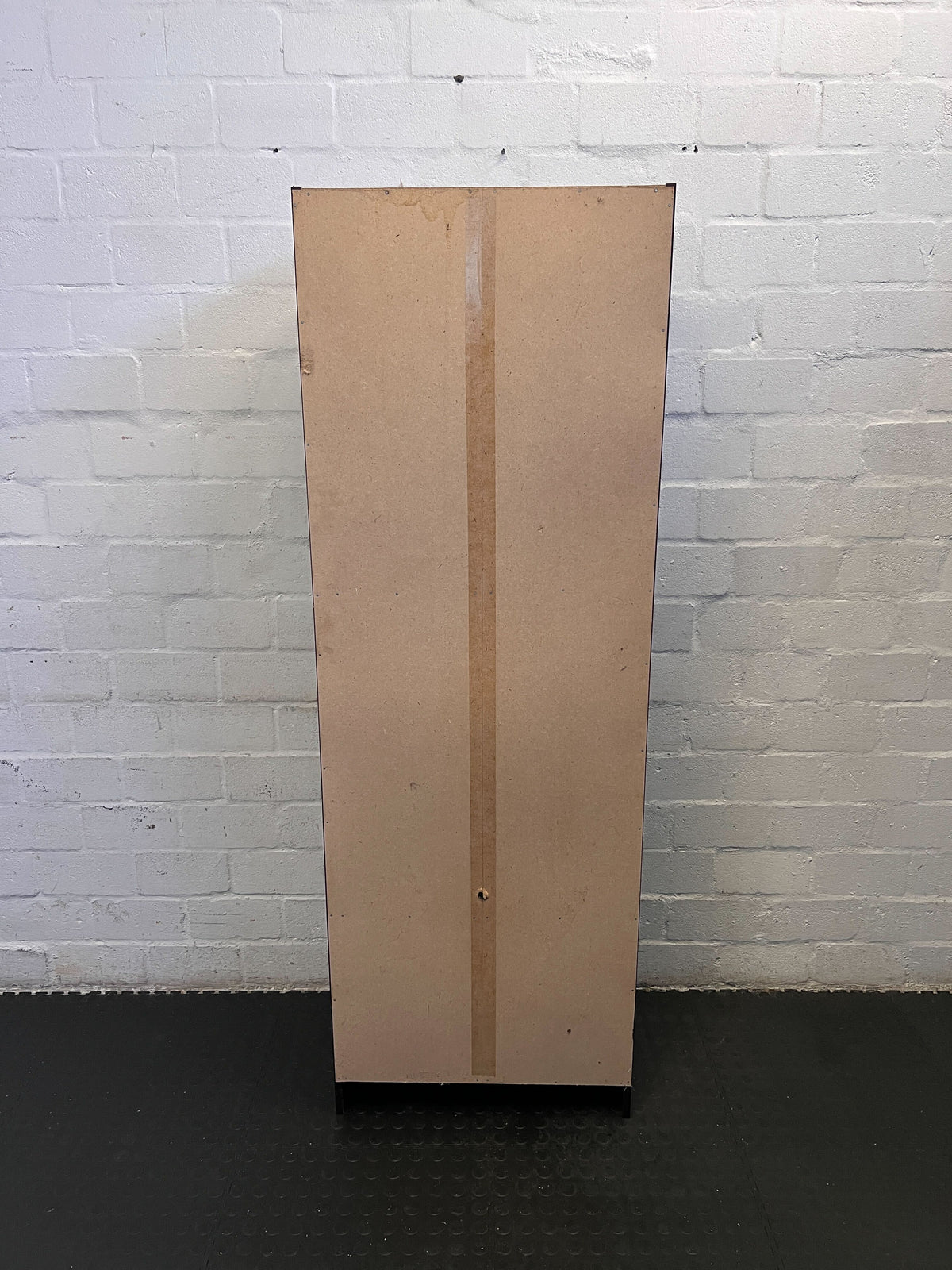 Modern Dark Brown Bookshelf with Doors and Minor Marks - REDUCED