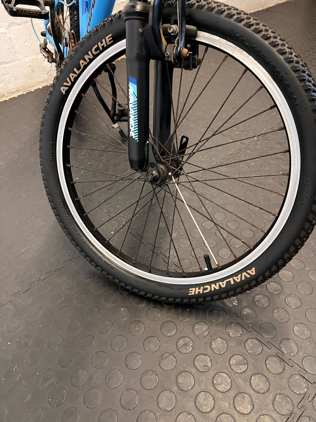 Blue Avalanche Mountain Bike - Youth Size with Minor Scratches