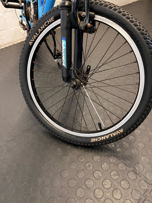 Blue Avalanche Mountain Bike - Youth Size with Minor Scratches