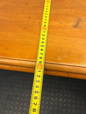 Rustic Solid Wood Dining Table with Turned Legs - REDUCED