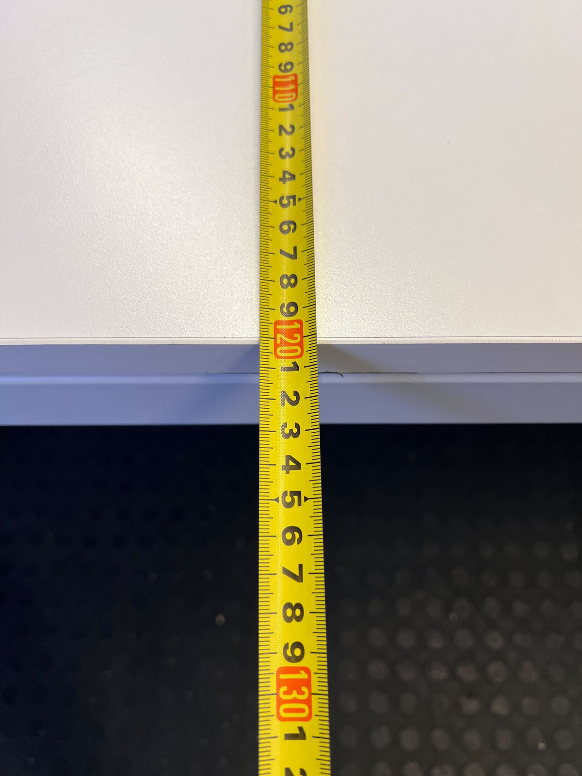 Modern White Rectangular Dining Table with Minor Scratches