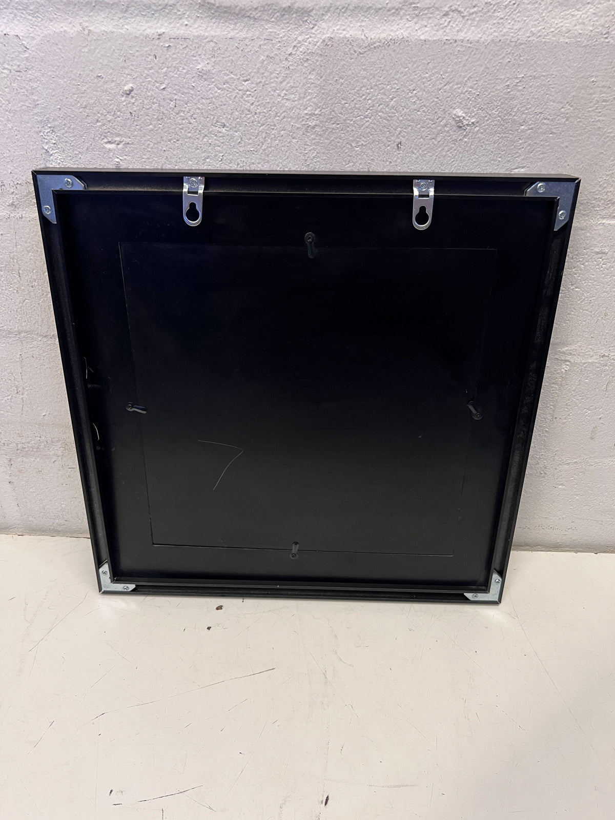 Framed Art Print of Package Hand-Off - Modern Style, Black Frame - 2ndhandwarehouse.com