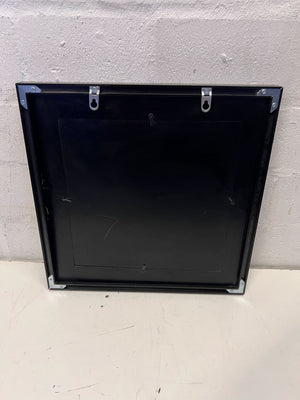 Framed Art Print of Package Hand-Off - Modern Style, Black Frame - 2ndhandwarehouse.com