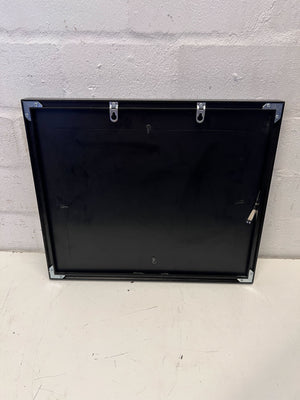 Framed Art Print of Hands Working on a Brown Laptop - 2ndhandwarehouse.com