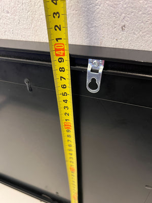 Framed Art Print of Hands Working on a Brown Laptop - 2ndhandwarehouse.com