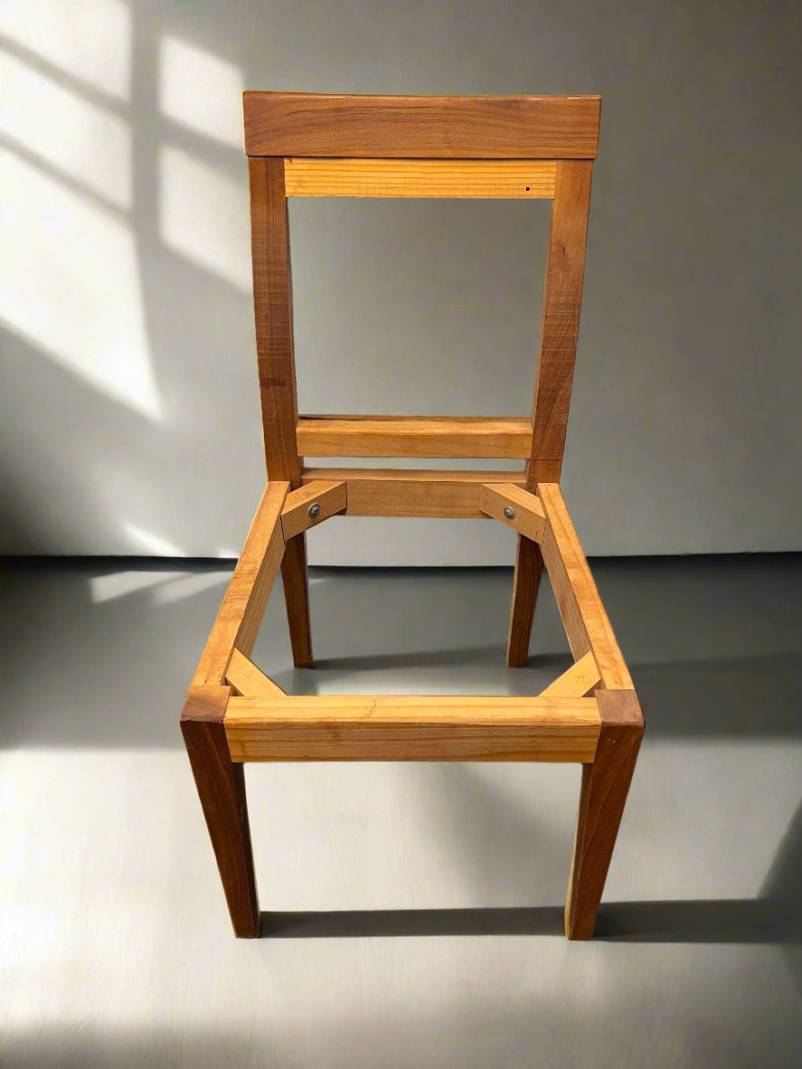 Wooden Chair Frame – Mid-Century Modern Style – Minor Wear - 2ndhandwarehouse.com