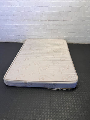 Double Foam Mattress with Decorative Swirl Pattern – Slight wear