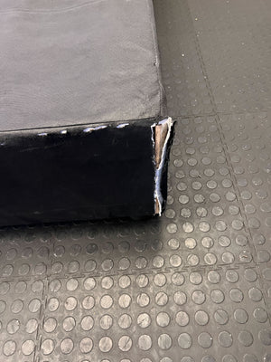 Stylish Black Double Bed Base – Minor Wear