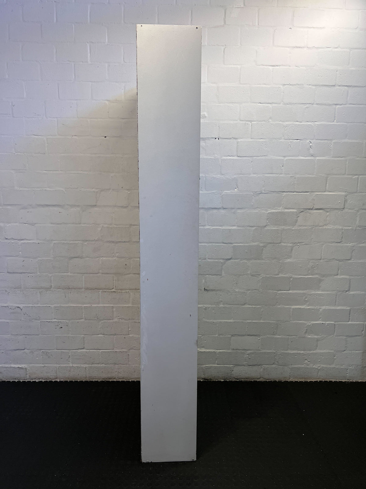 Stylish White Wooden Display Cabinet with Glass Shelves - REDUCED