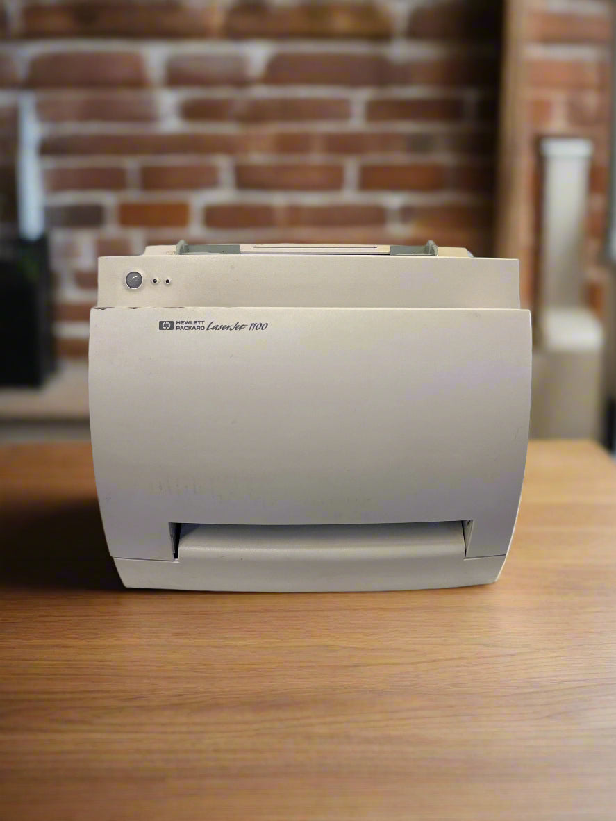 HP LaserJet 1100 Printer - Reliable, Vintage, Grey, Good Condition