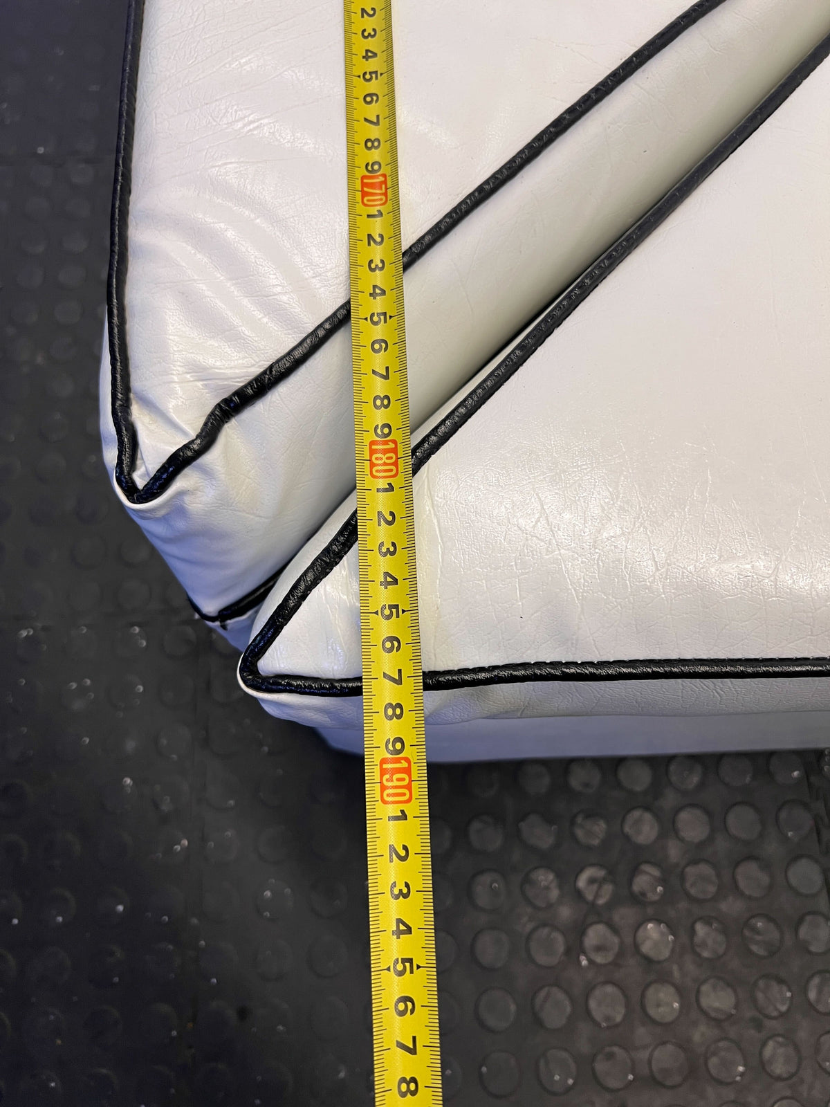 Stylish White Leather Lounge Seat with Unique Design