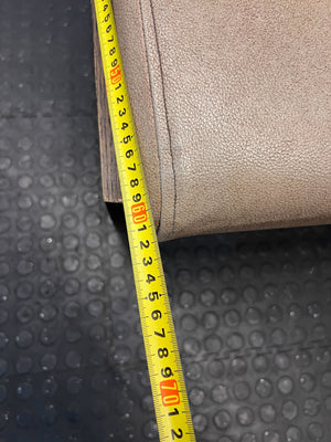 SINGLE SIDED - 140CM - Stylish Beige Upholstered Restaurant Booth Seat Wooden Frame - Minor Wear & Tear