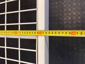 Sturdy White Metal Hospital Bed with Wheels