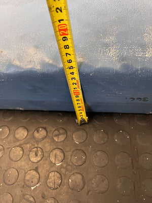 Comfortable Blue Foam Single Mattress - Minor Wear, Affordable Sleep Solution