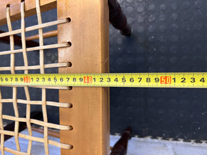 Vintage Wooden Chair with Stripped Seat – Classic Charm - Reduced