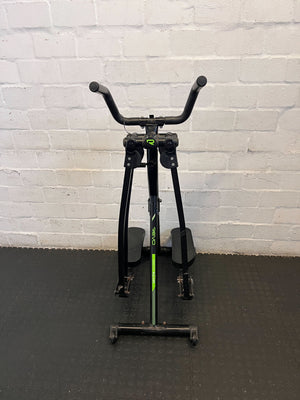Compact Black Exercise Stepper with Handlebars - Great Condition