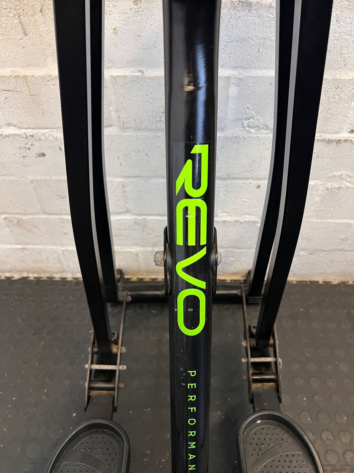 Compact Black Exercise Stepper with Handlebars - Great Condition