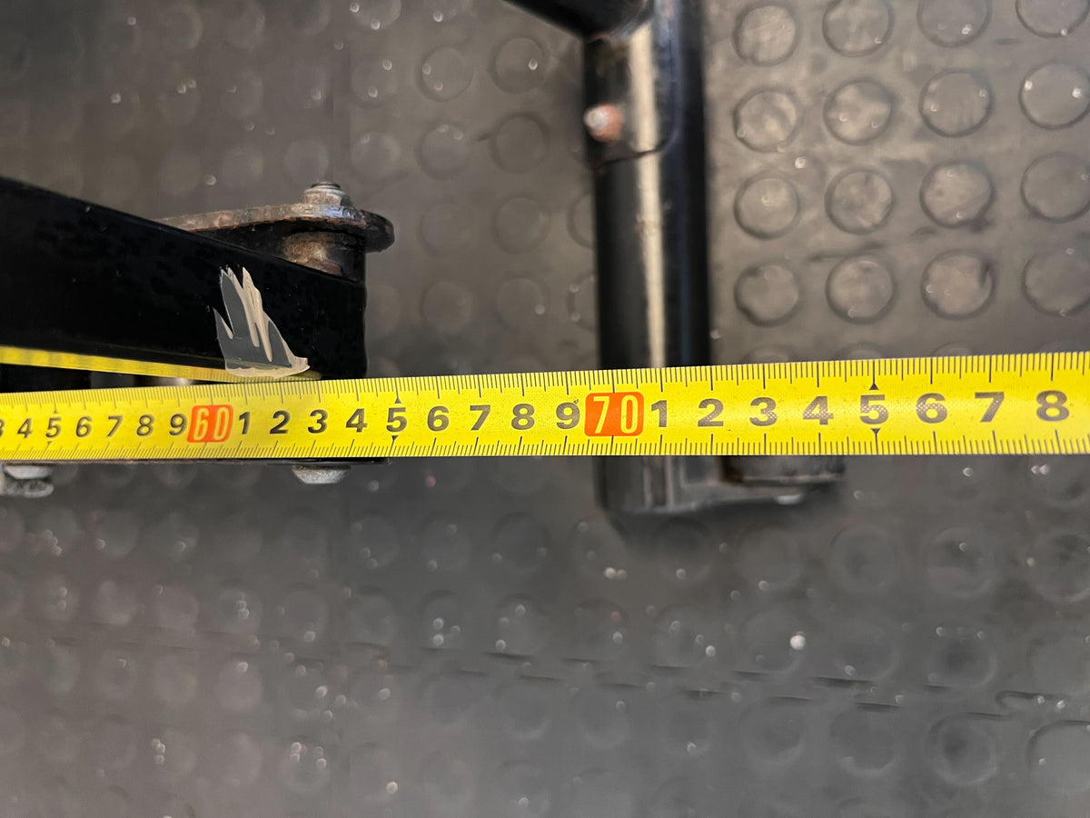 Compact Black Exercise Stepper with Handlebars - Great Condition