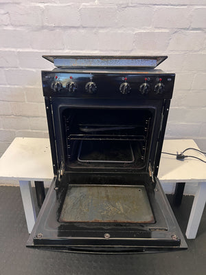 Defy Slimline Black Electric Stove - Only The Oven Works