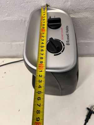 Compact Russell Hobbs Black Portable Fan-Heater – Great Condition!