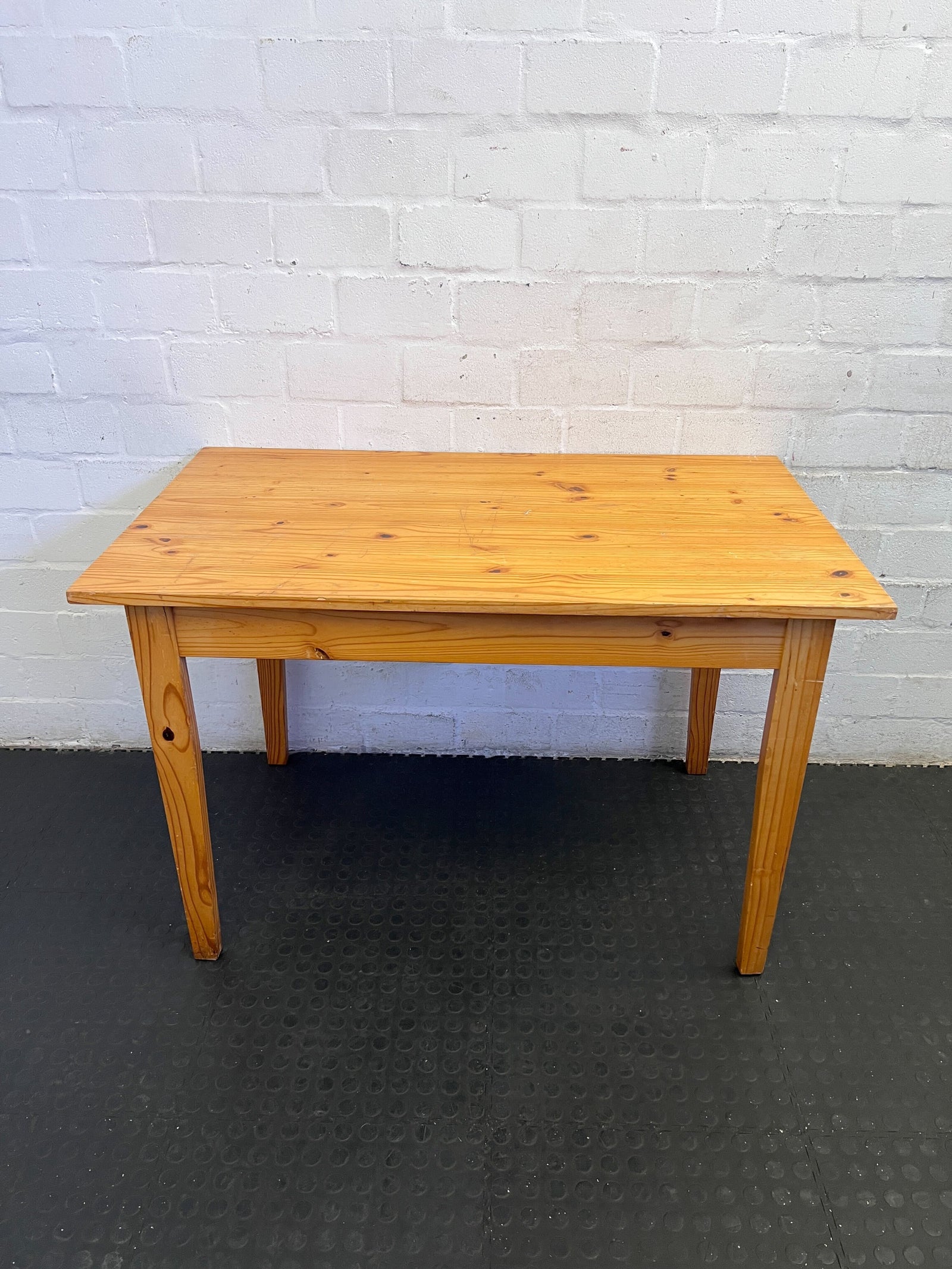 Rustic Pine Wood Dining Table 120 x 70cm