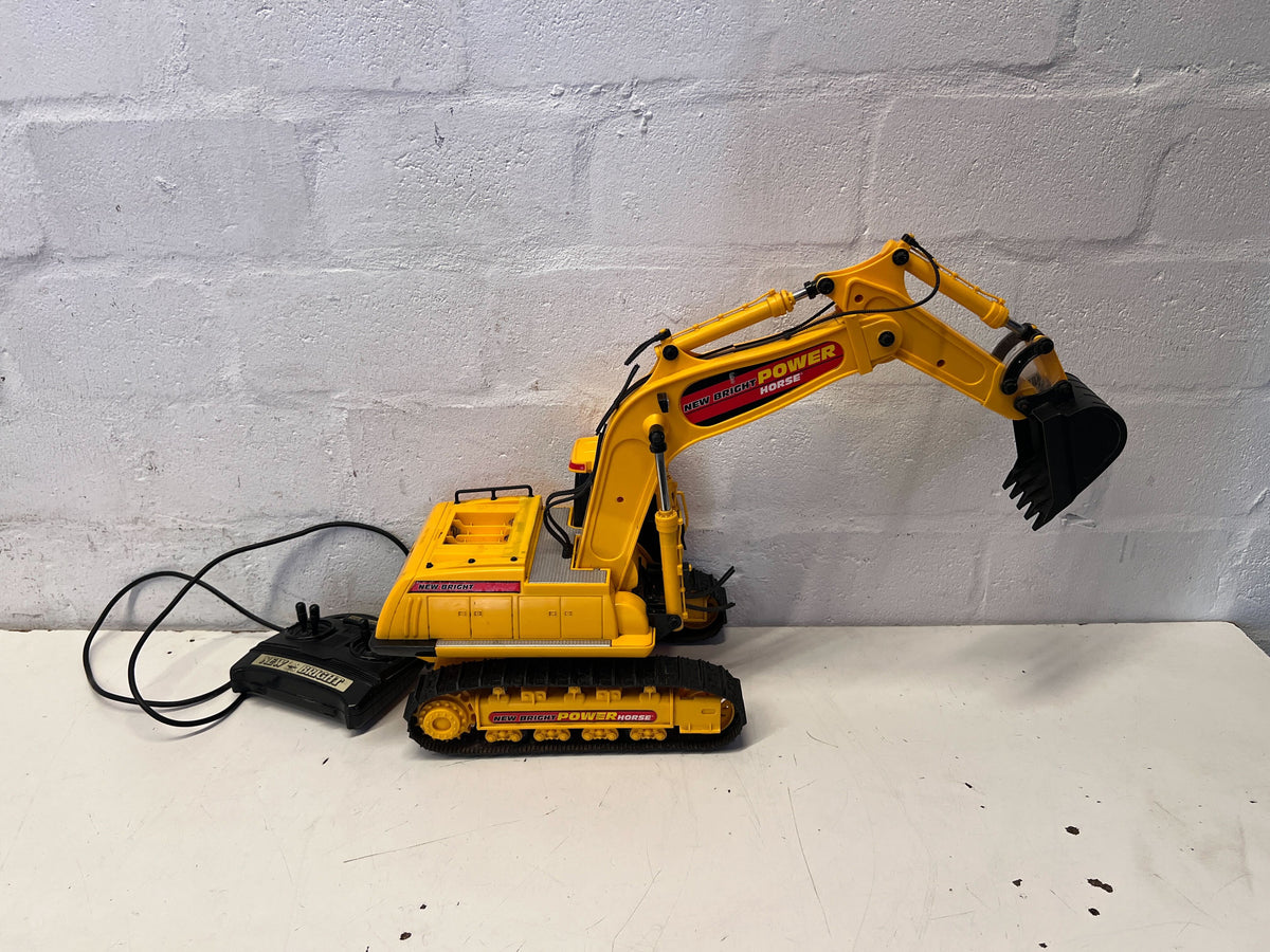 New Bright Power Horse RC Excavator Toy - Remote Control Does Not Work