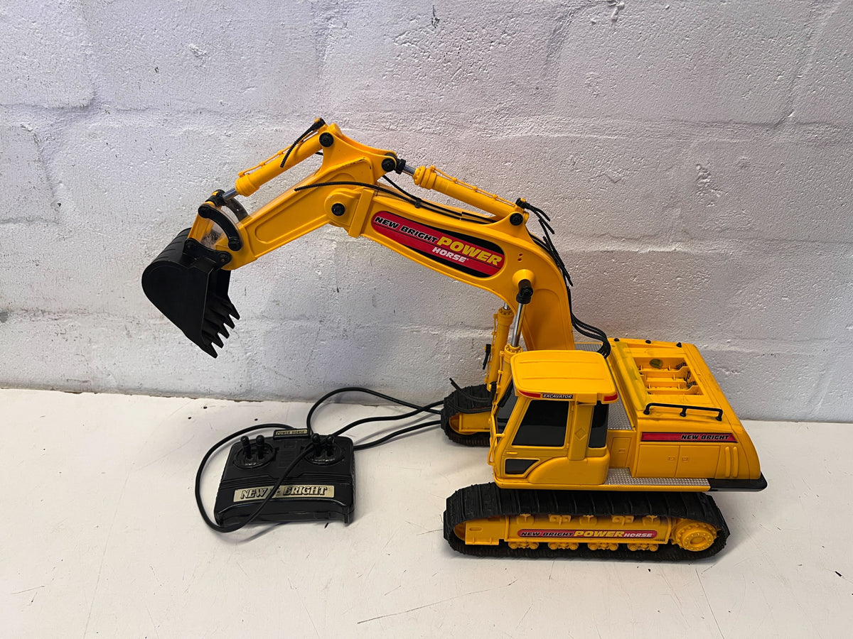 New Bright Power Horse RC Excavator Toy - Remote Control Does Not Work