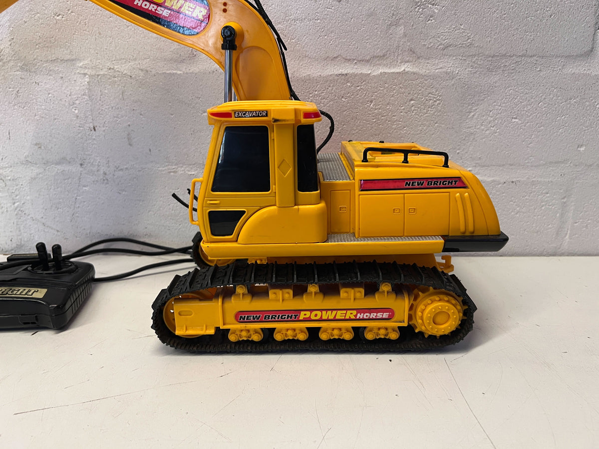 New Bright Power Horse RC Excavator Toy - Remote Control Does Not Work