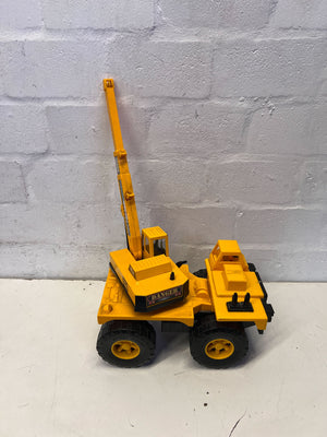 Vintage Yellow Super Crane Toy Truck