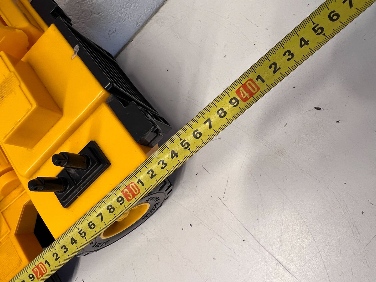 Vintage Yellow Super Crane Toy Truck
