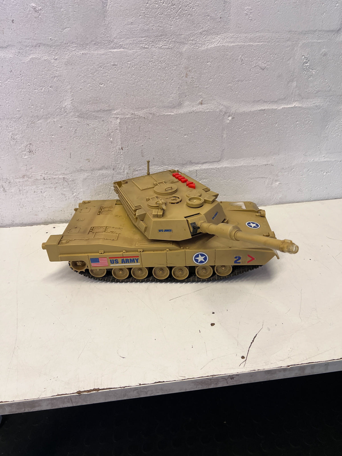 Durable US Army Military Toy Tank with Realistic Details