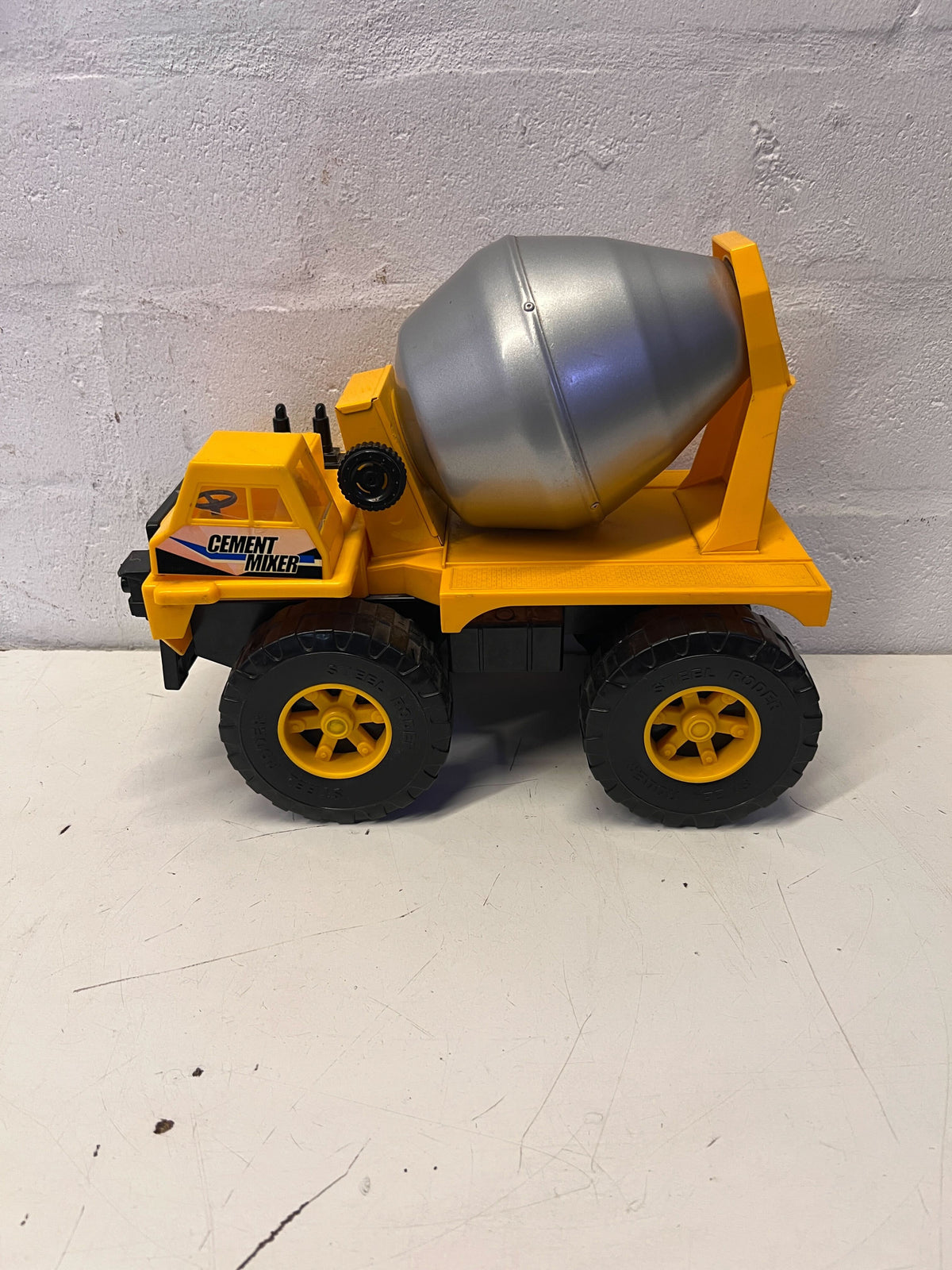 Classic Yellow Toy Cement Mixer Truck