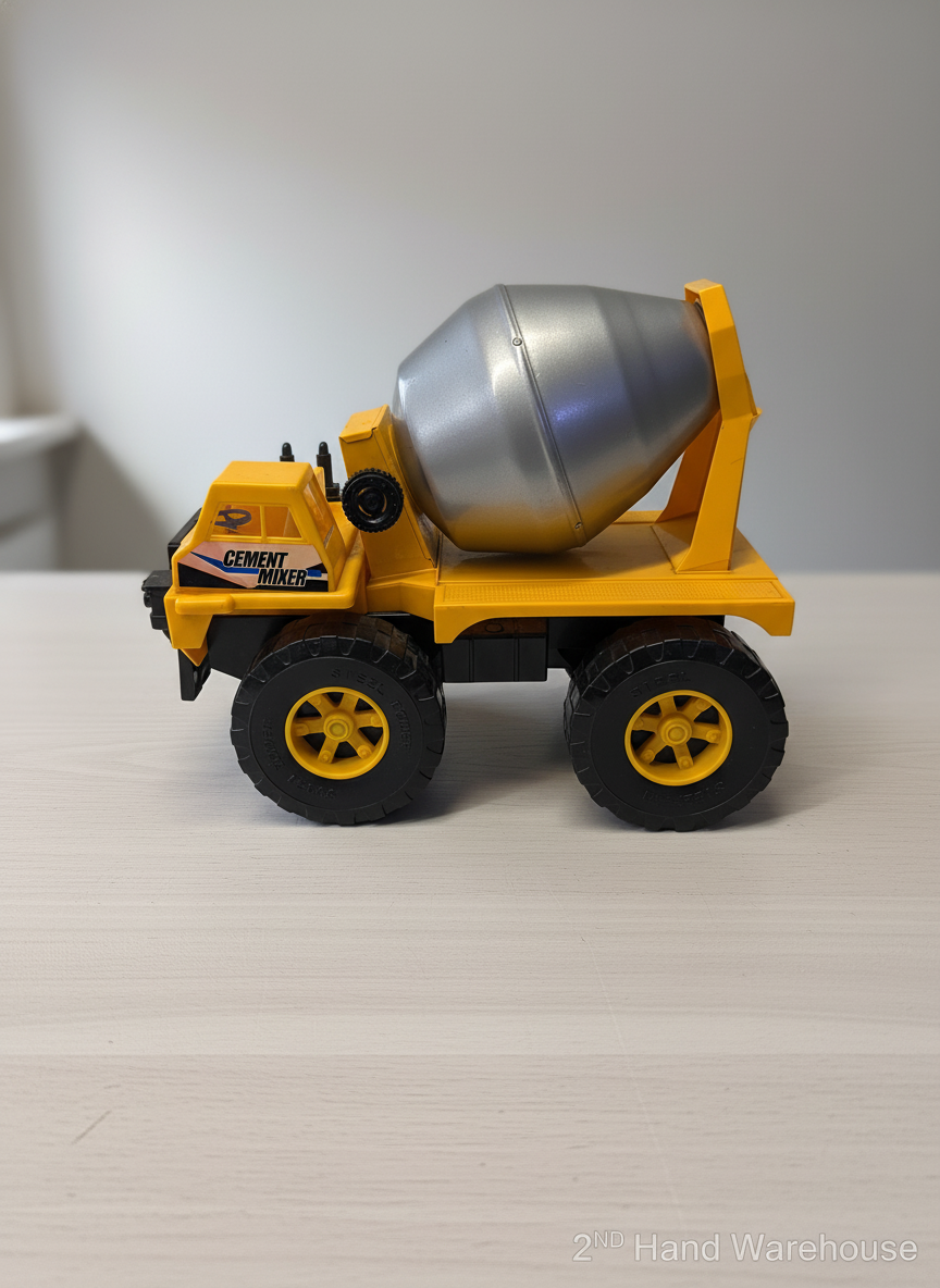 Classic Yellow Toy Cement Mixer Truck