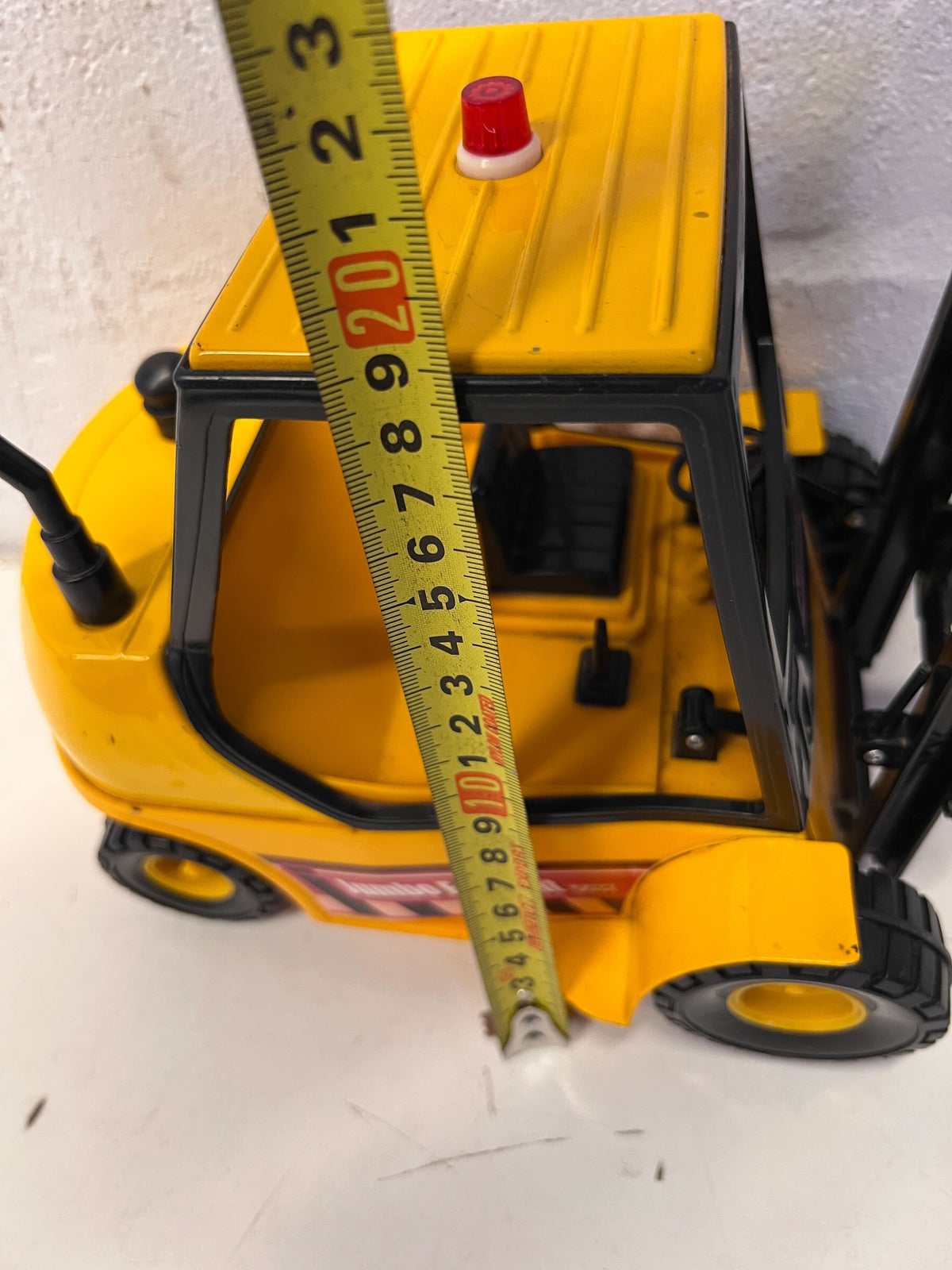 Vintage Jumbo Fork Lift Toy - Classic Yellow & Black Play Vehicle