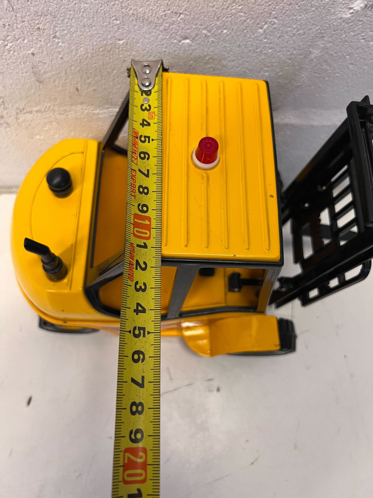 Vintage Jumbo Fork Lift Toy - Classic Yellow & Black Play Vehicle