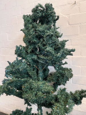 Artificial Green Christmas Tree - 5 Feet - Slightly Worn Branches