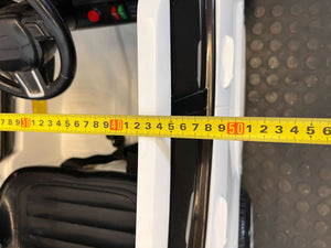 Pre-Loved White Ride-On Toy Car - Kids' Electric Adventure - Has No Remote Battery needs replacement