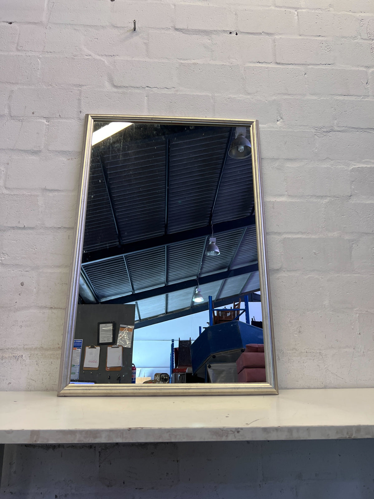 Elegant Silver Framed Mirror - Versatile Home Decor ✨