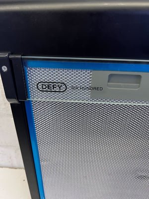 Defy Six Hundred Black Kitchen Extractor Hood
